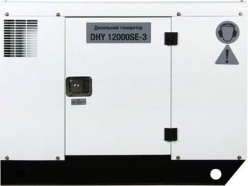 Электростанция дизельная с воздушным охлаждением HYUNDAI DHY 12000SE-3 в кожухе [DHY 12000SE-3]